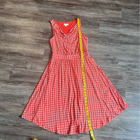 Anthropologie Maeve Floral Draped Neck Brianne Dress - Picture 8 of 8